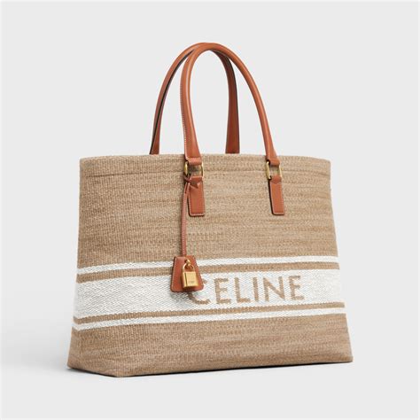 Borse Celine in Paglia Beige .